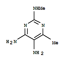  n2,6-二甲基-2,4,5-嘧啶三胺結(jié)構(gòu)式_807262-55-1結(jié)構(gòu)式