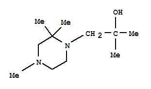 (9ci)-alpha,alpha,2,2,4-五甲基-1-哌嗪乙醇結(jié)構(gòu)式_807265-87-8結(jié)構(gòu)式
