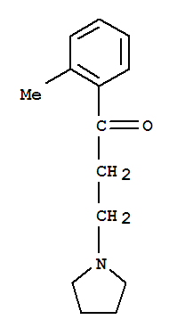 1-Propanone,1-(2-methylphenyl)-3-(1-pyrrolidinyl)-(9ci)Structure,807285-55-8Structure 1-Propanone,1-(2-methylphenyl)-3-(1-pyrrolidinyl)-(9ci) Structure,807285-55-8Structure