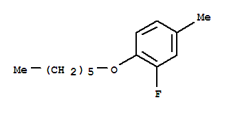 Benzene, 2-fluoro-1-(hexyloxy)-4-methyl-(9ci)Structure,807335-80-4Structure Benzene, 2-fluoro-1-(hexyloxy)-4-methyl-(9ci) Structure,807335-80-4Structure