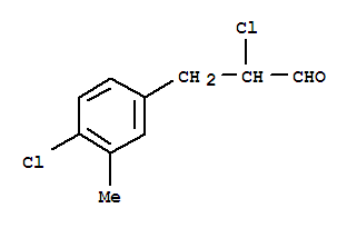 Benzenepropanal, alpha,4-dichloro-3-methyl-(9ci)Structure,807667-28-3Structure Benzenepropanal, alpha,4-dichloro-3-methyl-(9ci) Structure,807667-28-3Structure