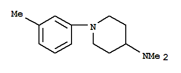 (4ci)-4-二甲基氨基-1-間甲苯-哌啶結(jié)構(gòu)式_808758-49-8結(jié)構(gòu)式