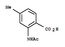 Benzoic acid, 2-(acetylamino)-4-methyl-(9ci)Structure,81115-52-8Structure Benzoic acid, 2-(acetylamino)-4-methyl-(9ci) Structure,81115-52-8Structure