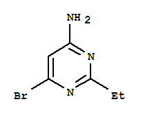 (9ci)-6-溴-2-乙基-4-嘧啶胺結(jié)構(gòu)式_811450-27-8結(jié)構(gòu)式
