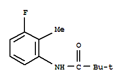 Propanamide, n-(3-fluoro-2-methylphenyl)-2,2-dimethyl-(9ci)Structure,811810-61-4Structure Propanamide, n-(3-fluoro-2-methylphenyl)-2,2-dimethyl-(9ci) Structure,811810-61-4Structure