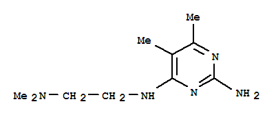 Pyrimidine, 2-amino-4-(2-dimethylaminoethylamino)-5,6-dimethyl- (4ci)Structure,811945-79-6Structure Pyrimidine, 2-amino-4-(2-dimethylaminoethylamino)-5,6-dimethyl- (4ci) Structure,811945-79-6Structure