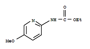 Carbamic acid, (5-methoxy-2-pyridinyl)-, ethyl ester (9ci) Structure,81211-72-5Structure