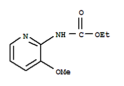 Carbamic acid, (3-methoxy-2-pyridinyl)-, ethyl ester (9ci) Structure,81211-73-6Structure