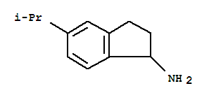 (9ci)-2,3-二氫-5-(1-甲基乙基)-1H-茚-1-胺結(jié)構(gòu)式_812694-95-4結(jié)構(gòu)式