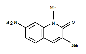 2(1H)-quinolinone,7-amino-1,3-dimethyl-(9ci)Structure,813425-32-0Structure 2(1H)-quinolinone,7-amino-1,3-dimethyl-(9ci) Structure,813425-32-0Structure