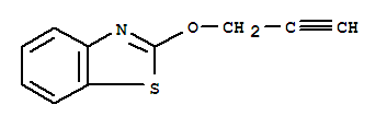 Benzothiazole, 2-(2-propynyloxy)-(6ci,9ci)Structure,81697-01-0Structure Benzothiazole, 2-(2-propynyloxy)-(6ci,9ci) Structure,81697-01-0Structure