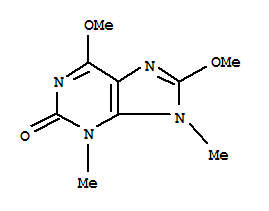 (9ci)-3,9-二氫-6,8-二甲氧基-3,9-二甲基-2H-嘌呤-2-酮結(jié)構(gòu)式_817631-45-1結(jié)構(gòu)式