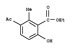 Benzoic acid, 3-acetyl-6-hydroxy-2-methyl-, ethyl ester (9ci)Structure,819052-33-0Structure Benzoic acid, 3-acetyl-6-hydroxy-2-methyl-, ethyl ester (9ci) Structure,819052-33-0Structure