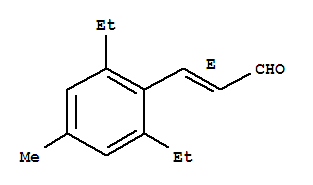 2-Propenal,3-(2,6-diethyl-4-methylphenyl)-,(2e)-(9ci)Structure,819066-33-6Structure 2-Propenal,3-(2,6-diethyl-4-methylphenyl)-,(2e)-(9ci) Structure,819066-33-6Structure