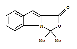 (9ci)-3,3-二甲基-1H,3h-噁唑并[3,4-a]吲哚-1-酮結(jié)構(gòu)式_820964-06-5結(jié)構(gòu)式