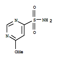 (9ci)-6-甲氧基-4-嘧啶磺酰胺結(jié)構(gòu)式_82341-71-7結(jié)構(gòu)式