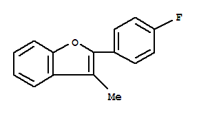 Benzofuran,2-(4-fluorophenyl)-3-methyl-(9ci)Structure,823787-31-1Structure Benzofuran,2-(4-fluorophenyl)-3-methyl-(9ci) Structure,823787-31-1Structure