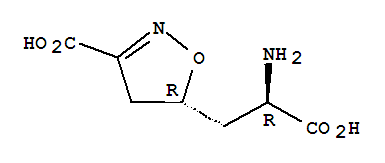 (R)-5-((r)-2-amino-2-carboxyethyl)-4,5-dihydroisoxazole-3-carboxylic acidStructure,824394-11-8Structure (R)-5-((r)-2-amino-2-carboxyethyl)-4,5-dihydroisoxazole-3-carboxylic acid Structure,824394-11-8Structure