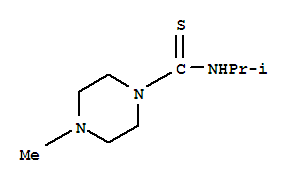 (9ci)-4-甲基-n-(1-甲基乙基)-1-哌嗪硫代甲酰胺結(jié)構(gòu)式_827590-72-7結(jié)構(gòu)式