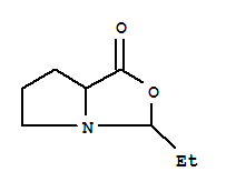 (9ci)-3-乙基四氫-1H,3h-吡咯并[1,2-c]噁唑-1-酮結(jié)構(gòu)式_827624-08-8結(jié)構(gòu)式