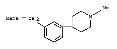 Benzenemethanamine, n-methyl-3-(1-methyl-4-piperidinyl)-(9ci)Structure,828243-31-8Structure Benzenemethanamine, n-methyl-3-(1-methyl-4-piperidinyl)-(9ci) Structure,828243-31-8Structure