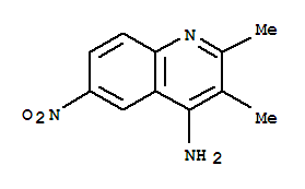 4-Quinolinamine,2,3-dimethyl-6-nitro-(9ci)Structure,828930-80-9Structure 4-Quinolinamine,2,3-dimethyl-6-nitro-(9ci) Structure,828930-80-9Structure