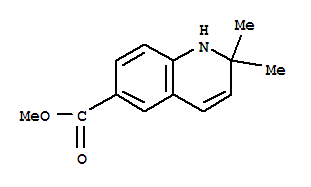6-Quinolinecarboxylicacid,1,2-dihydro-2,2-dimethyl-,methylester(9ci)Structure,828938-82-5Structure 6-Quinolinecarboxylicacid,1,2-dihydro-2,2-dimethyl-,methylester(9ci) Structure,828938-82-5Structure