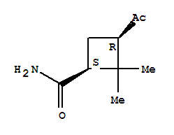 Cyclobutanecarboxamide, 3-acetyl-2,2-dimethyl-, cis-(9ci) Structure,83324-75-8Structure