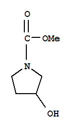 1-Pyrrolidinecarboxylicacid,3-hydroxy-,methylester(9ci)Structure,83487-19-8Structure 1-Pyrrolidinecarboxylicacid,3-hydroxy-,methylester(9ci) Structure,83487-19-8Structure