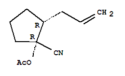 Cyclopentanecarbonitrile,1-(acetyloxy)-2-(2-propenyl)-,(1r,2r)-rel-(9ci)Structure,834885-54-0Structure Cyclopentanecarbonitrile,1-(acetyloxy)-2-(2-propenyl)-,(1r,2r)-rel-(9ci) Structure,834885-54-0Structure