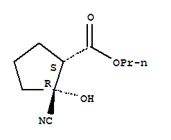 Cyclopentanecarboxylic acid,2-cyano-2-hydroxy-,propyl ester,(1s,2r)-(9ci)Structure,834886-11-2Structure Cyclopentanecarboxylic acid,2-cyano-2-hydroxy-,propyl ester,(1s,2r)-(9ci) Structure,834886-11-2Structure
