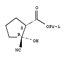 Cyclopentanecarboxylic acid,2-cyano-2-hydroxy-,1-methylethyl ester,(1s,2r)-(9ci)Structure,834886-12-3Structure Cyclopentanecarboxylic acid,2-cyano-2-hydroxy-,1-methylethyl ester,(1s,2r)-(9ci) Structure,834886-12-3Structure