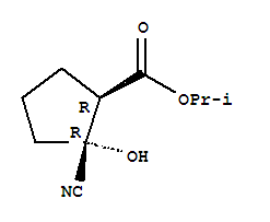 Cyclopentanecarboxylic acid,2-cyano-2-hydroxy-,1-methylethyl ester,(1r,2r)-(9ci)Structure,834886-18-9Structure Cyclopentanecarboxylic acid,2-cyano-2-hydroxy-,1-methylethyl ester,(1r,2r)-(9ci) Structure,834886-18-9Structure