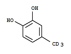 4-甲基兒茶酚-D3結(jié)構(gòu)式_83719-41-9結(jié)構(gòu)式