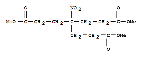 Dimethyl 4-(3-methoxy-3-oxopropyl)-4-nitroheptanedioateStructure,83935-54-0Structure Dimethyl 4-(3-methoxy-3-oxopropyl)-4-nitroheptanedioate Structure,83935-54-0Structure