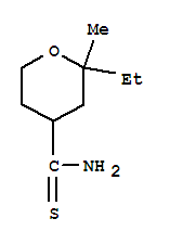 (9ci)-2-乙基四氫-2-甲基-2H-吡喃-4-硫代甲酰胺結(jié)構(gòu)式_84125-27-9結(jié)構(gòu)式