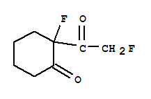 Cyclohexanone, 2-fluoro-2-(fluoroacetyl)-(9ci)Structure,84131-43-1Structure Cyclohexanone, 2-fluoro-2-(fluoroacetyl)-(9ci) Structure,84131-43-1Structure