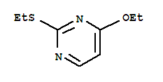 (6CI,9CI)-4-乙氧基-2-(乙基硫代)-嘧啶結構式_84289-47-4結構式