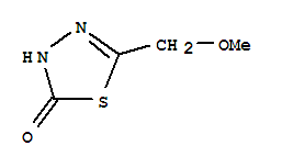 1,3,4-Thiadiazol-2(3h)-one, 5-(methoxymethyl)-Structure,84352-77-2Structure 1,3,4-Thiadiazol-2(3h)-one, 5-(methoxymethyl)- Structure,84352-77-2Structure