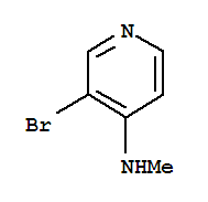 (9ci)-3-溴-n-甲基-4-吡啶胺結構式_84539-38-8結構式