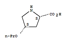 (4s)-(9ci)-4-丙氧基-L-脯氨酸結(jié)構(gòu)式_845658-56-2結(jié)構(gòu)式