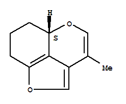 (5aS)-(9CI)-5a,6,7,8-四氫-3-甲基-呋喃并[4,3,2-de][1]苯并吡喃結(jié)構(gòu)式_845962-07-4結(jié)構(gòu)式