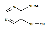 Cyanamide, [4-(methylamino)-5-pyrimidinyl]-(9ci) Structure,84602-81-3Structure