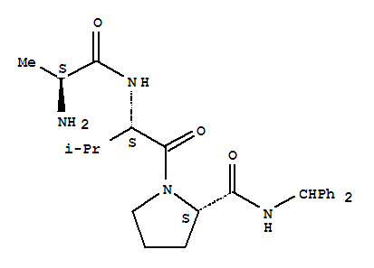 L-Prolinamide, L-alanyl-L-valyl-N-(diphenylmethyl)-Structure,847256-33-1Structure L-Prolinamide, L-alanyl-L-valyl-N-(diphenylmethyl)- Structure,847256-33-1Structure