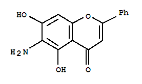 4H-1-benzopyran-4-one,6-amino-5,7-dihydroxy-2-phenyl-(9ci)Structure,848470-36-0Structure 4H-1-benzopyran-4-one,6-amino-5,7-dihydroxy-2-phenyl-(9ci) Structure,848470-36-0Structure