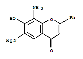 4H-1-benzopyran-4-one,6,8-diamino-7-hydroxy-2-phenyl-(9ci)Structure,848470-38-2Structure 4H-1-benzopyran-4-one,6,8-diamino-7-hydroxy-2-phenyl-(9ci) Structure,848470-38-2Structure
