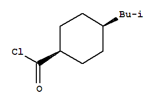 Cyclohexanecarbonyl chloride, 4-(2-methylpropyl)-, cis-(9ci)Structure,84855-55-0Structure Cyclohexanecarbonyl chloride, 4-(2-methylpropyl)-, cis-(9ci) Structure,84855-55-0Structure