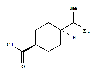Cyclohexanecarbonyl chloride, 4-(1-methylpropyl)-, cis-(9ci)Structure,84855-56-1Structure Cyclohexanecarbonyl chloride, 4-(1-methylpropyl)-, cis-(9ci) Structure,84855-56-1Structure