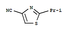 4-Thiazolecarbonitrile,2-(1-methylethyl)-Structure,848555-18-0Structure 4-Thiazolecarbonitrile,2-(1-methylethyl)- Structure,848555-18-0Structure