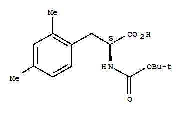 Boc-L-2,4-二甲基苯丙氨酸結(jié)構(gòu)式_849440-31-9結(jié)構(gòu)式